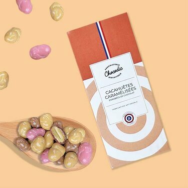 Coffret Stick Cacahuètes caramélisées enrobées de chocolat