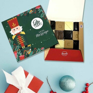 Carré 16 chocolats - Collection Noël Entreprise