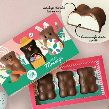 Coffret 3 Oursons XL - Collection Pâques Entreprise