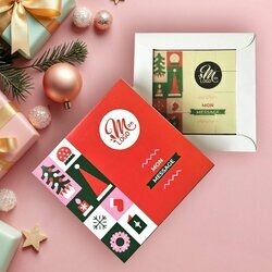 Coffret Chocolats Puzzle - Collection Nol Entreprise thme Pop Rouge