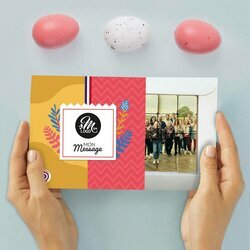 Coffret de chocolats de Pques personnaliss Logo d'Entreprise