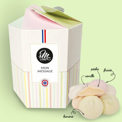 Composition Coffret Assortiment de Guimauves personnalis pour les Entreprise