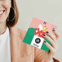 Coffret de 16 chocolats fins pralin�s mod�le Oeuf Poule