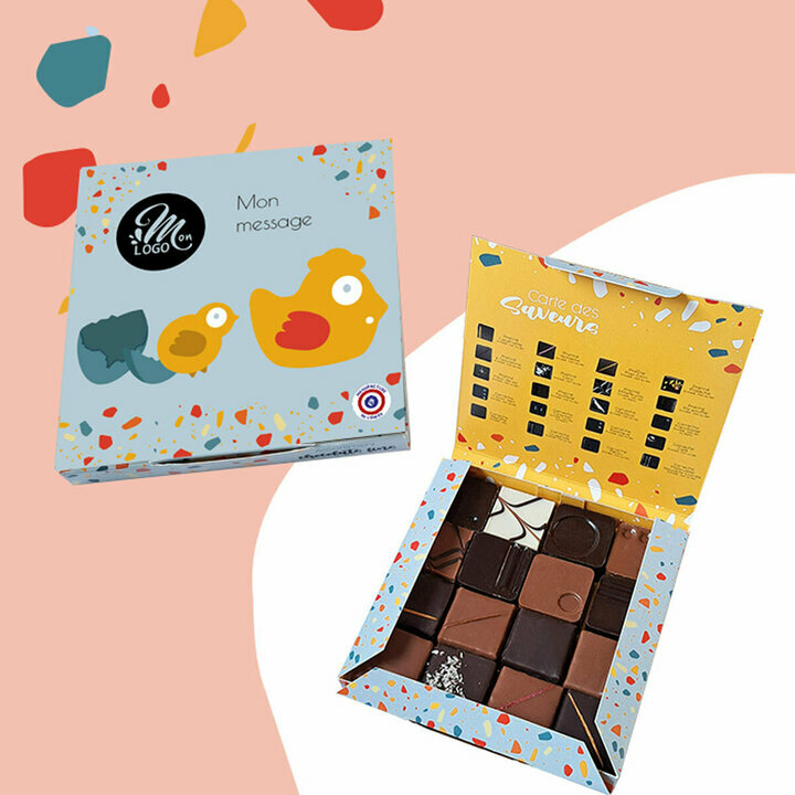 Coffret Luxe de P�ques � personnaliser avec votre logo et message