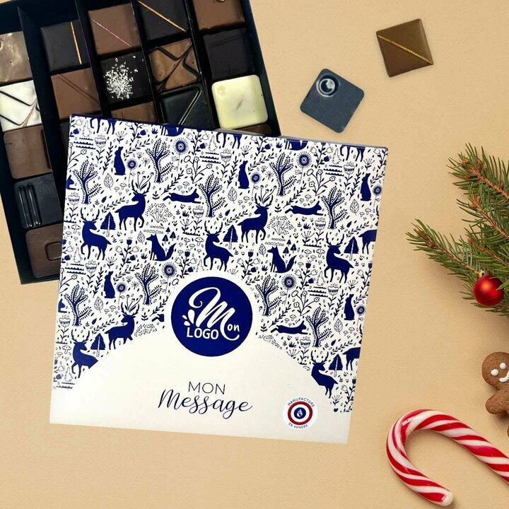 Coffret Luxe 25 chocolats thme Nature 2024