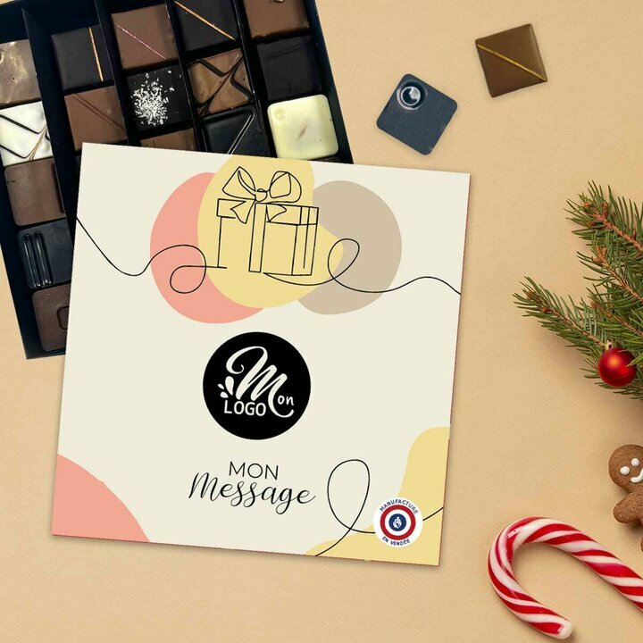 Coffret Luxe 25 chocolats thme Cadeau 2024