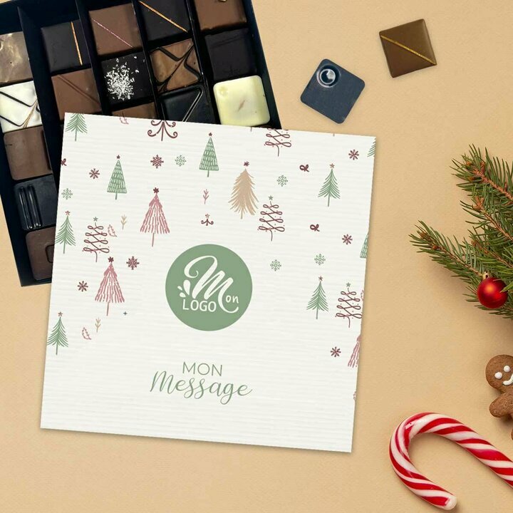 Coffret Luxe 25 chocolats thme Sapin 2024