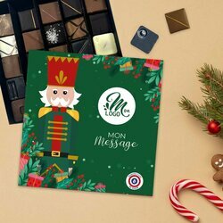 Coffret Luxe 25 chocolats thme Casse Noisette 2024