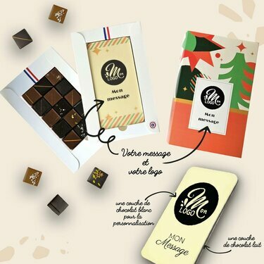 Coffret duo chocolat - Collection Noël Entreprise