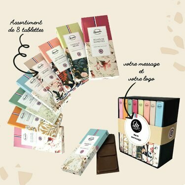Bibliothèque de Minis-Tablettes de Chocolat - Entreprise