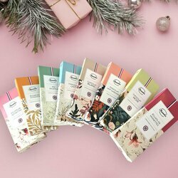 Composition Bibliothque de Minis-Tablettes de Chocolat - Entreprise