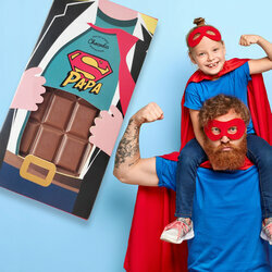 Tablette de Chocolat Super Papa