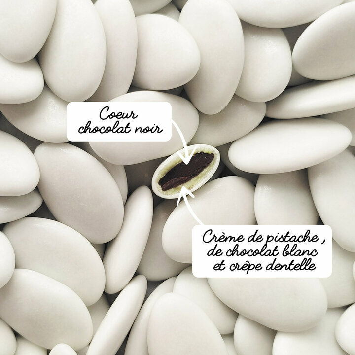 Composition de la drage Duba Style couleur blanc