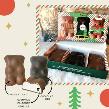 Coffret 3 Oursons XL - Noël