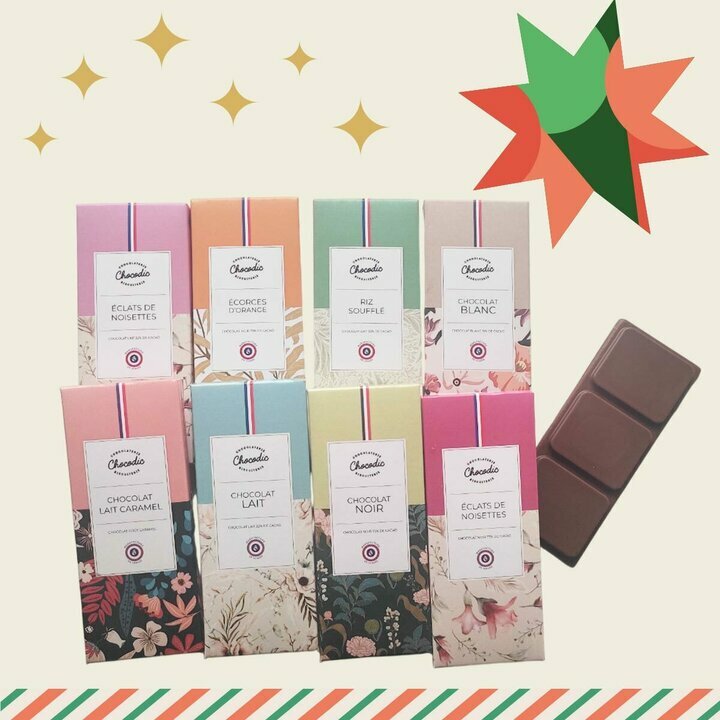 Mini tablettes de chocolat