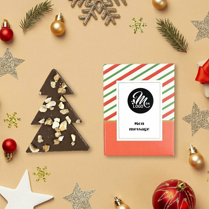 Coffret 1 Mendiant - Collection Nol Entreprise thme Nol Gomtrique