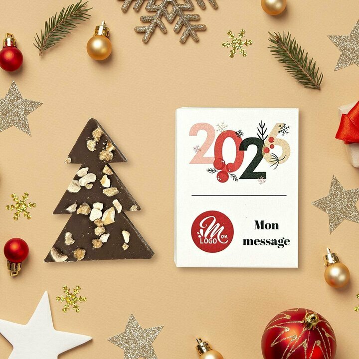 Coffret 1 Mendiant - Collection Nol Entreprise thme Typo Festive