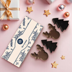 Etui Gianduja - Collection Nol Entreprise thme feuillage bleu