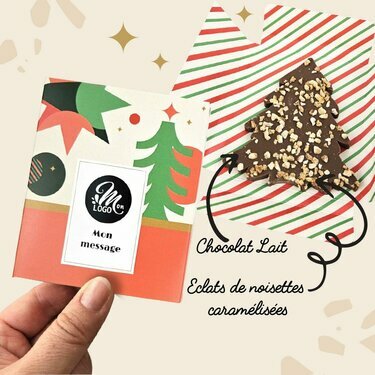 Maxi Sapin éclats de noisettes - Collection Noël Entreprise