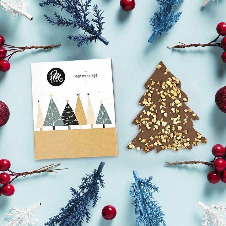 Maxi Sapin clats de noisettes - Collection Nol Entreprise thme Fort de Sapins