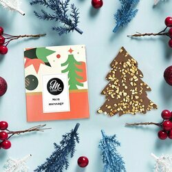 Maxi Sapin clats de noisettes - Collection Nol Entreprise thme Nol Gomtrique