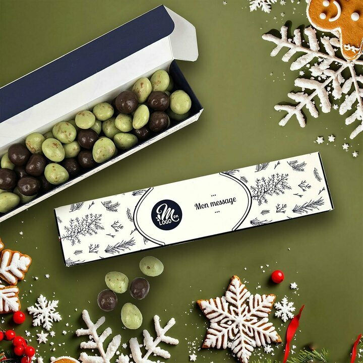 Coffret Christmas Duba - Collection Nol Entreprise thme Feuillage Bleu