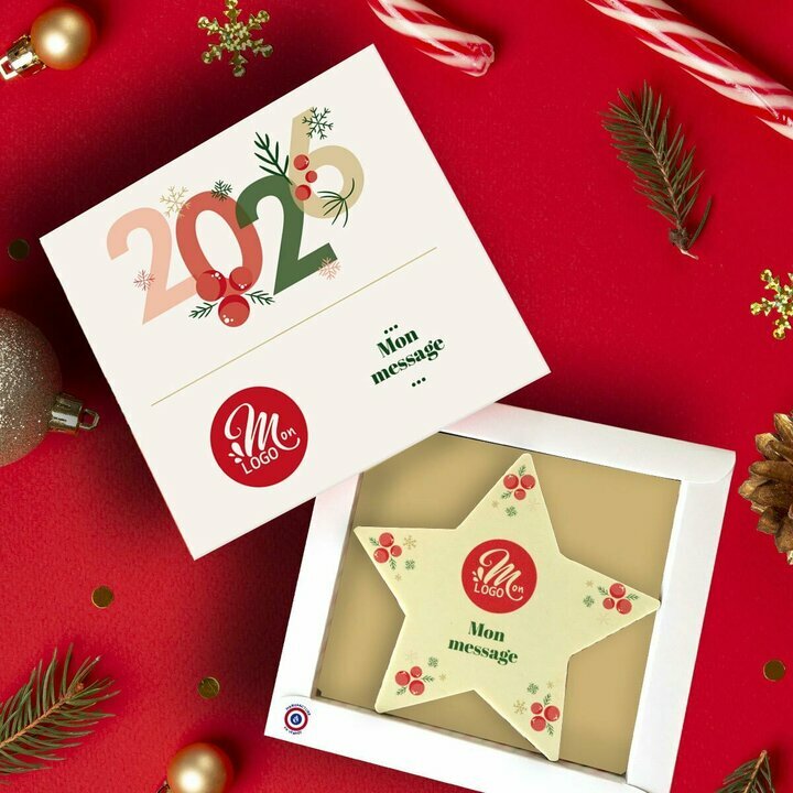 Coffret Maxi Etoile - Collection Nol Entreprise thme Typo Festive