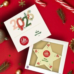 Coffret Maxi Etoile - Collection Nol Entreprise thme Typo Festive