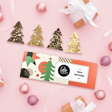 Coffret 4 Mendiants - Collection Noël Entreprise