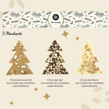 Coffret 9 Mendiants - Collection Noël Entreprise