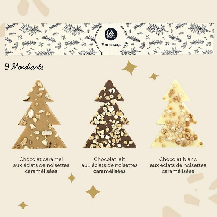 Composition Coffret 9 Mendiants - Collection Nol Entreprise