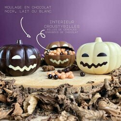 Citrouilles en chocolat pour Halloween