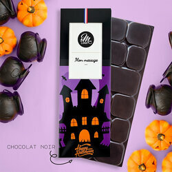 Tablettes de chocolat pour Halloween Chocolat Noir