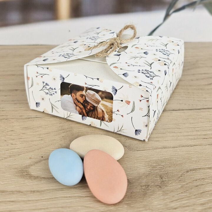 Bote  drages Nina GM  ''Fleurette'' personnalise Texte et Photo