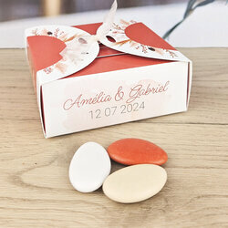 Bote  drages Grande Nina ''Bohme Terracotta'' personnalise Texte