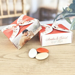 Bote  drages Grande Nina ''Bohme Terracotta'' personnalise Texte et Photo