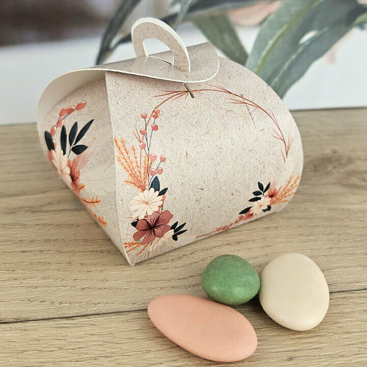 Bote  drages Tulipe thme Fleurs sches non personnalise