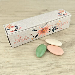 Bote  drages Etui ''Fleurs sches'' non personnalise