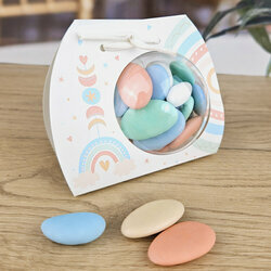 Ballotin boule ''Arc-en-ciel'' non personnalise