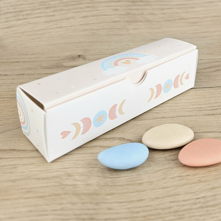Bote  drages Etui ''Arc-en-ciel'' non personnalise