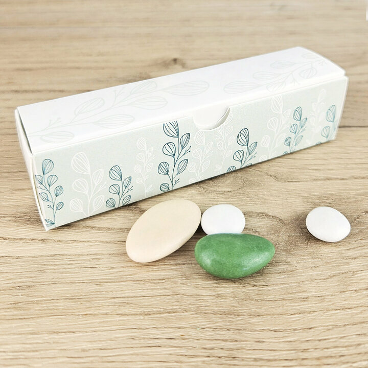 Bote  drages Etui ''Eucalyptus'' non personnalise