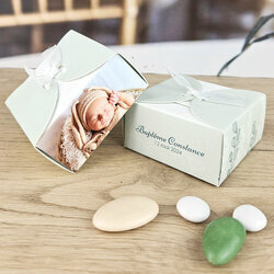 Bote  drages Nina Petit Modle ''Eucalyptus'' personnalise Texte et Photo