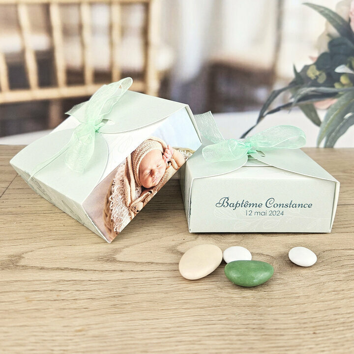Bote  drages Nina Grand Modle ''Eucalyptus'' personnalise Texte et Photo