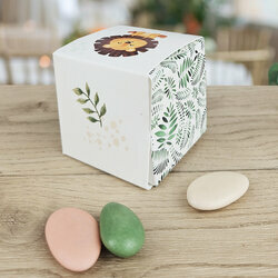  Boite  drages Cube Grand Modle ''Jungle'' non personnalise