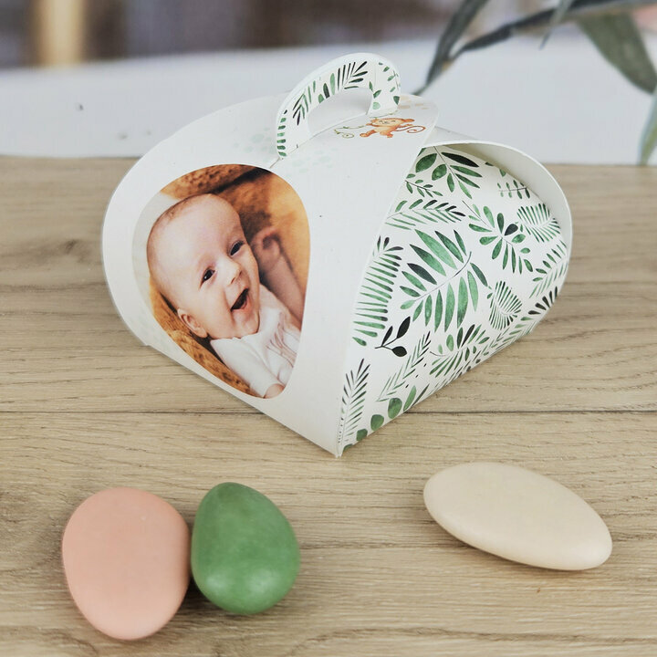 Bote  drages Tulipe thme Jungle personnalise Photo