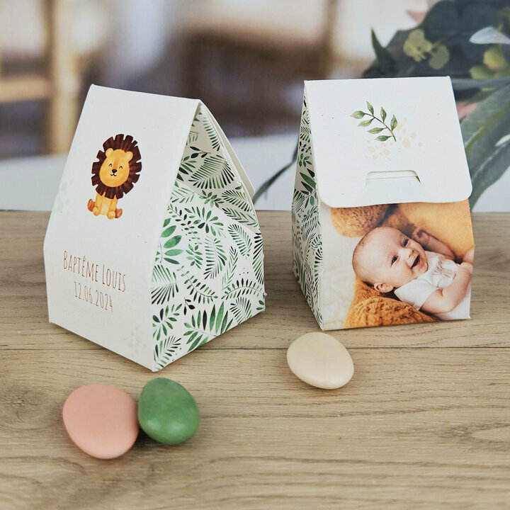 Bote  drages Lola ''Jungle'' personnalise Texte et Photo
