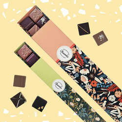 Coffret Chocoexpriences Pralins Motif Fleuri