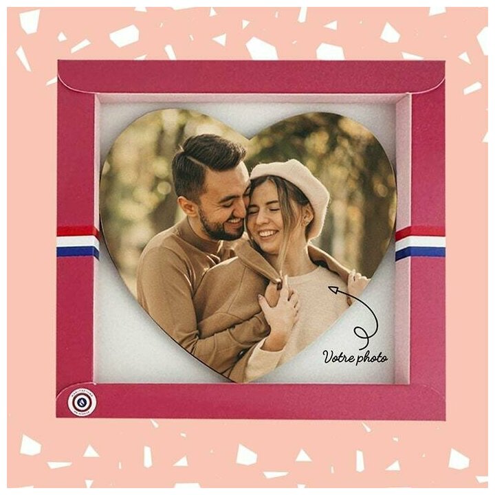 Coffret Maxi Coeur Photo vue intrieur du coffret