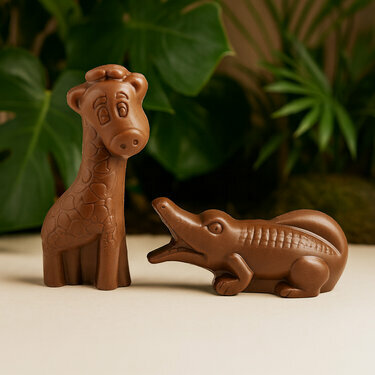 Lot Girafe et Crocodile - Collection P&acirc;ques