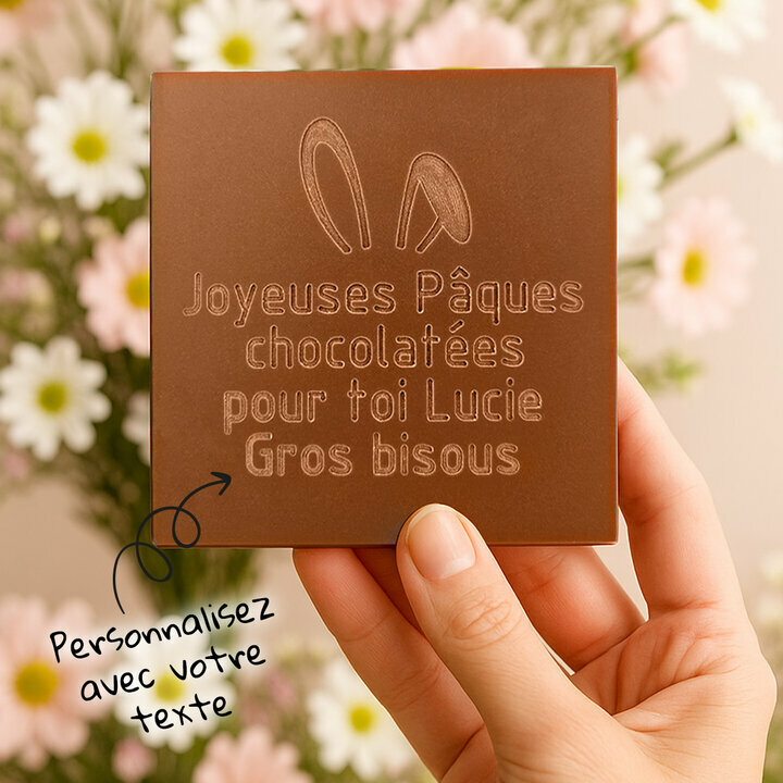 La Carte � Croquer - Collection P�ques personnalis� avec votre texte